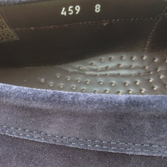 To Boot New York Ocean Drive Suede Driver Loafer Blue 8M NWT - Picture 11 of 14